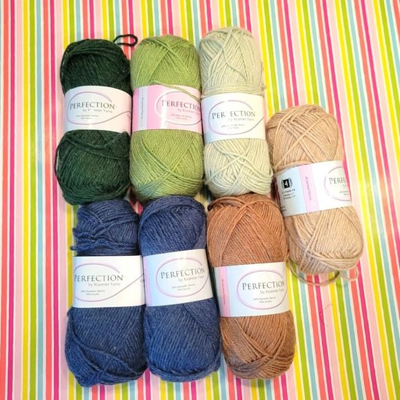 KRAEMER Other - NEW 7 PERFECTIONS MERINO YARN LOT